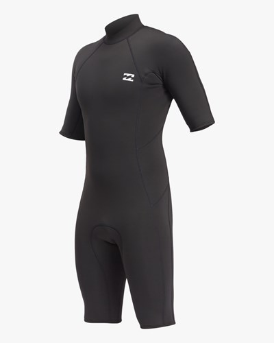 Billabong 2/2 Absolute Back Zip Krátké Sleeve Spring Suit Černé | ACDJPV-075