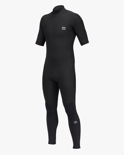Billabong 2/2 Absolute Back Zip Krátké Sleeve Full Wetsuit Černé | GCIOQJ-650