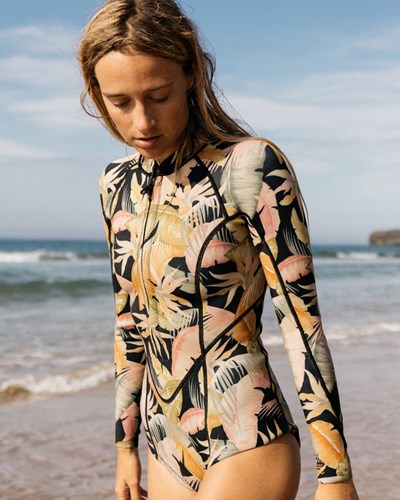 Billabong 2/2 Salty Dayz Long Sleeve Spring Suit Jungle Night | MXAIUO-148