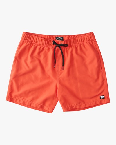 Billabong (2-7) All Day Layback Boardshorts 13" Červené | QIUNWF-085
