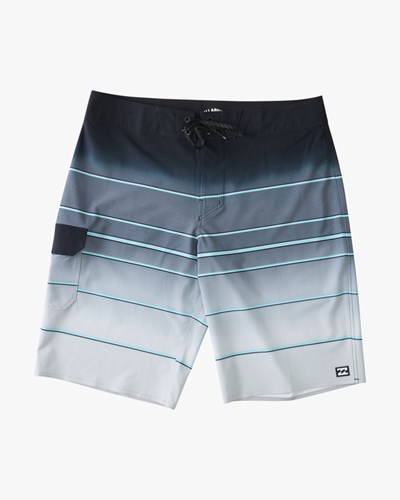 Billabong (2-7) All Day Stripe Pro Boardshorts 14" Stealth | OAVLJT-016