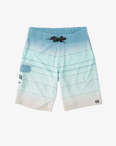 Billabong (2-7) All Day Stripe Pro Boardshorts 14" Mátově Zelená | VUNGIS-305
