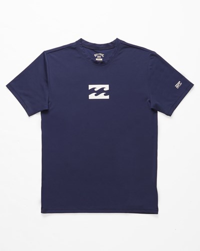 Billabong (2-7) All Day Wave Loose Fit Krátké Sleeve Surf Tee Tmavě Blankyt | FMEXCS-742