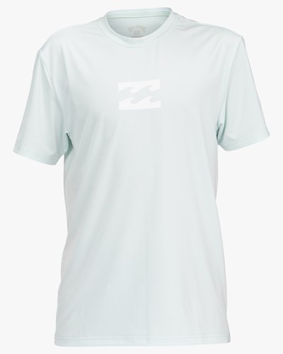 Billabong (2-7) All Day Wave Loose Fit Krátké Sleeve Surf Tee Seaglass | KXFOQR-218