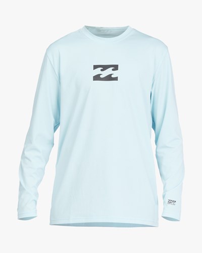 Billabong (2-7) All Day Wave Loose Fit Long Sleeve Surf Tee Coastal | HZLRDU-120