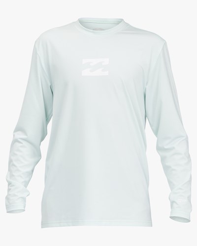 Billabong (2-7) All Day Wave Loose Fit Long Sleeve Surf Tee Seaglass | MWORLZ-890