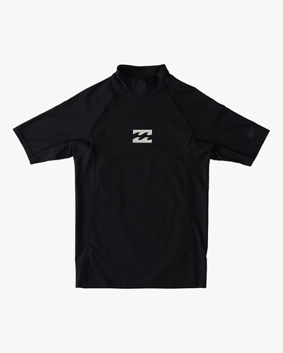 Billabong (2-7) All Day Wave Performance Fit Krátké Sleeve Rashguard Černé | GQPBNM-158