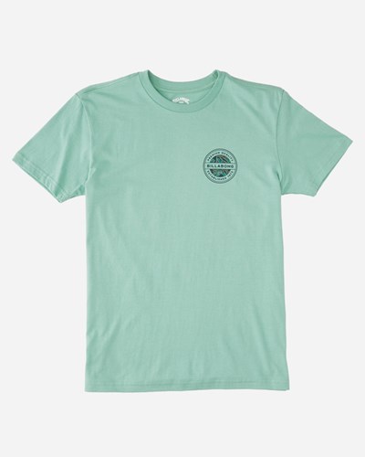 Billabong (2-7) Rotor Fill Krátké Sleeve T-Shirt Zelene | MDORUA-213