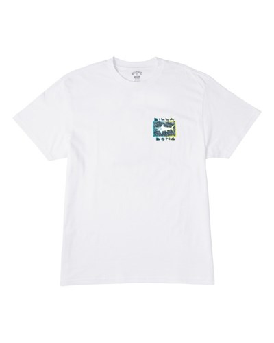 Billabong (2-7) Sharky Krátké Sleeve T-Shirt Bílé | AIXVCM-946