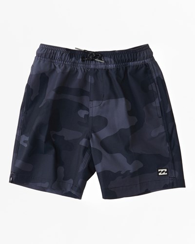 Billabong (2-7) Sundays Layback Boardshorts 13" Černé Maskáčové | EOZHFG-314