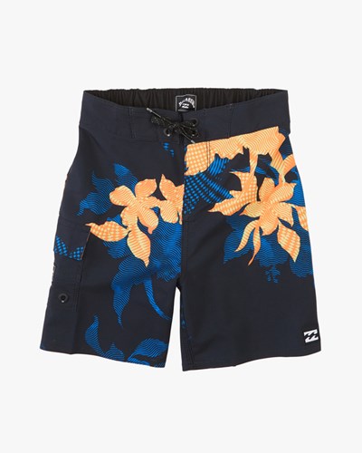 Billabong (2-7) Sundays Pro Boardshorts 13" Neon Night | HDZRGW-295