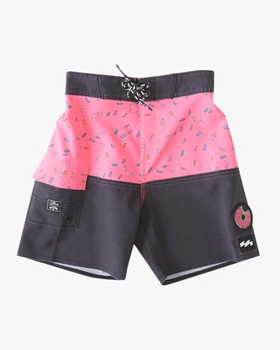 Billabong (2-7) The Simpsons Donut Pro Boardshorts 13" Černé | RMHJGN-873