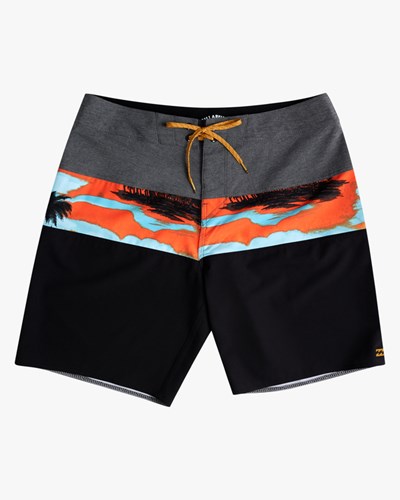 Billabong (2-7) Tribong Pro Boardshorts 13" Černé | WEYXSI-743