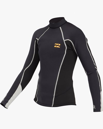 Billabong 2mm Absolute Long Sleeve Wetsuit Jacket Černé | BCETKV-530