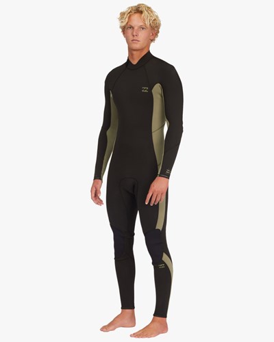 Billabong 3/2 Absolute Back Zip Full Wetsuit Military | AMEPYU-782