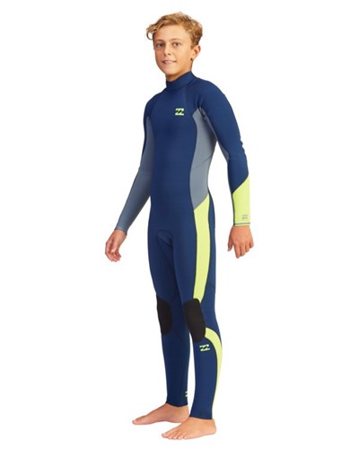 Billabong 3/2 Absolute Back Zip Full Wetsuit Tmavě Blankyt | CULPYJ-806