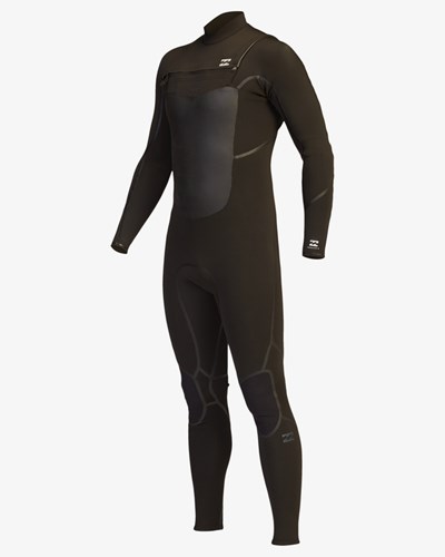 Billabong 3/2 Absolute Plus Chest Zip Full Wetsuit Černé | DVZRXE-475