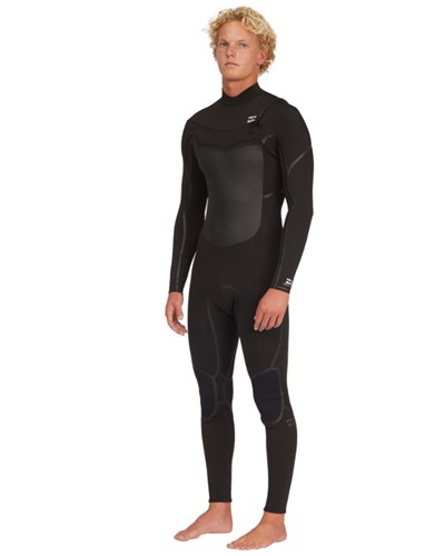 Billabong 3/2 Absolute Plus Chest Zip Full Wetsuit Černé | GSLBZF-625