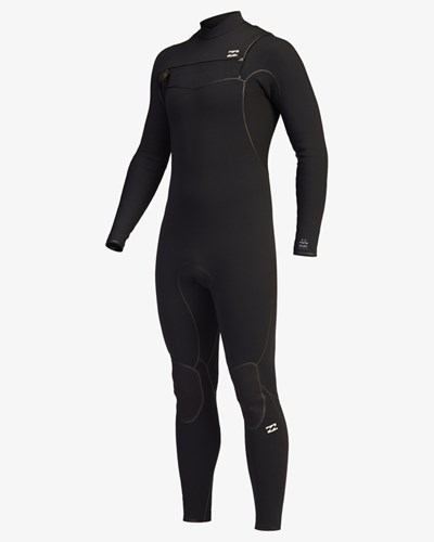 Billabong 3/2 Furnace Chest Zip Full Wetsuit Černé | ODGJCP-983