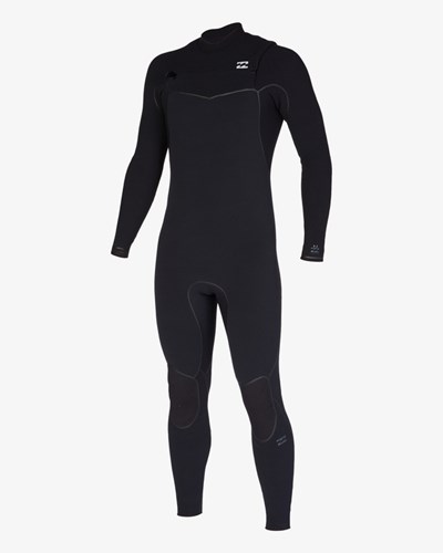Billabong 3/2 Furnace Chest Zip Full Wetsuit Černé | TBNMXG-280