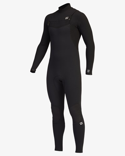Billabong 3/2 Furnace Comp Chest Zip Full Wetsuit Černé | CEFTNI-812