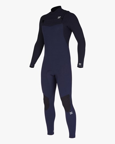Billabong 3/2 Furnace Comp Chest Zip Full Wetsuit Tmavě Blankyt | TKCIQE-965
