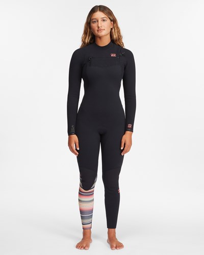 Billabong 3/2 Furnace Comp Series Chest Zip Wetsuit Serape | NEYTCA-657