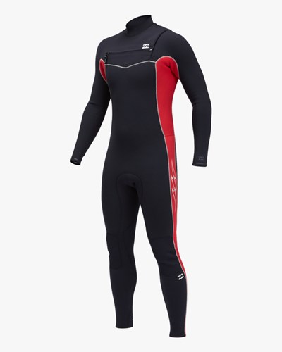 Billabong 3/2 Revolution Chest Zip Full Wetsuit Černé | GVAKJZ-512