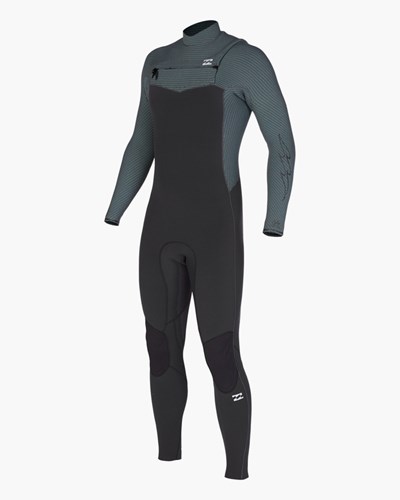 Billabong 3/2 Revolution Chest Zip Full Wetsuit Černé | VNIYQX-370