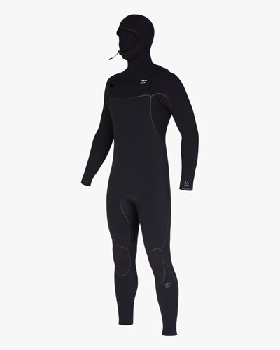 Billabong 5/4 Furnace S Kapucí Chest Zip Full Wetsuit Černé | YQNJHF-720