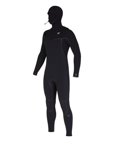 Billabong 6/5 Furnace Chest Zip S Kapucí Full Wetsuit Černé | VQAGFD-421