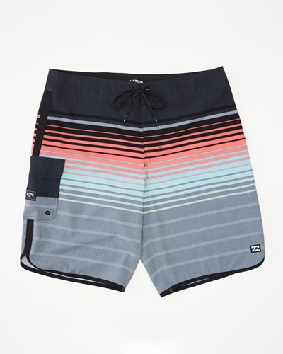 Billabong 73 Stripe Pro Boardshorts 18" Charcoal | KOZLVM-537