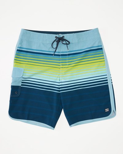 Billabong 73 Stripe Pro Boardshorts 18" Haze | RIPJHF-507