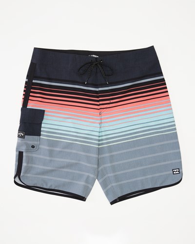 Billabong 73 Stripe Pro Boardshorts 20" Charcoal | JHZVYR-651