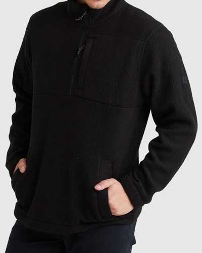 Billabong A/Div Boundary Half-Zip Mock Neck Pullover Stealth | QTMCLK-641