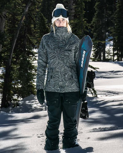 Billabong A/Div Eclipse 15K Insulated Snow Jacket Černé | GHLXSA-410