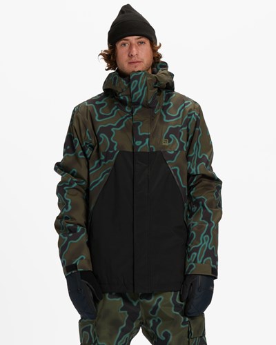 Billabong A/Div Expedition 15K Insulated Snow Jacket Maskáčové | DVPXNI-734