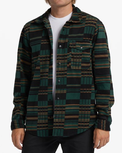 Billabong A/Div Furnace Flannel Shirt Evergreen | FIRKHQ-982