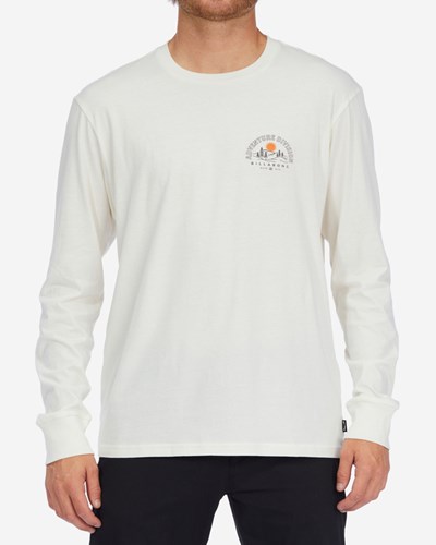 Billabong A/Div Highland Long Sleeve T-Shirt Bílé | ISOGUW-209