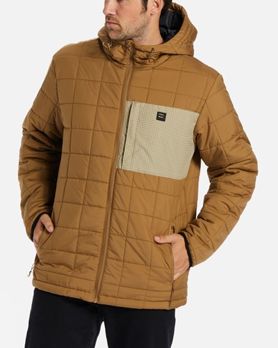 Billabong A/Div Journey Puffer Jacket Clay | WLOYEU-753