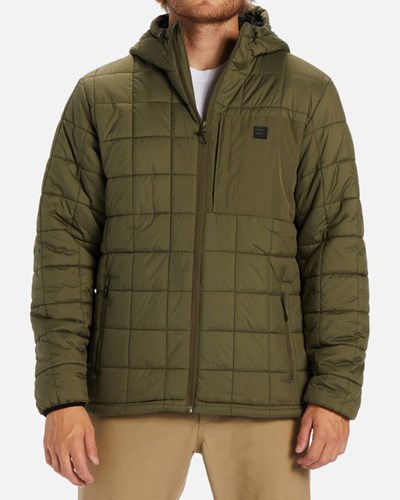 Billabong A/Div Journey Puffer Jacket Military | TMLDQA-968