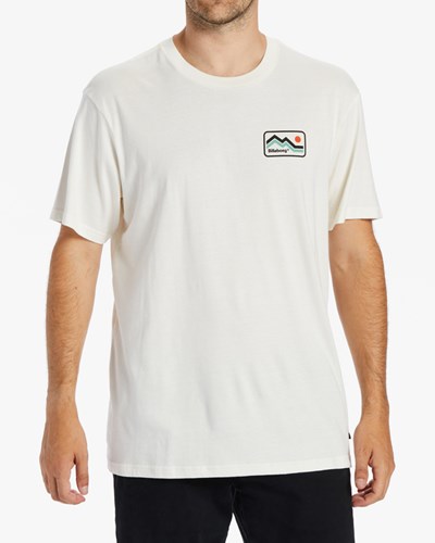Billabong A/Div Length Krátké Sleeve T-Shirt Bílé | AKXLUG-408