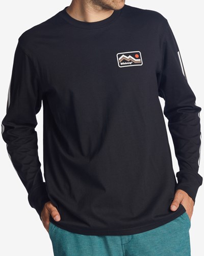 Billabong A/Div Length Long Sleeve T-Shirt Černé | BRHGOT-987