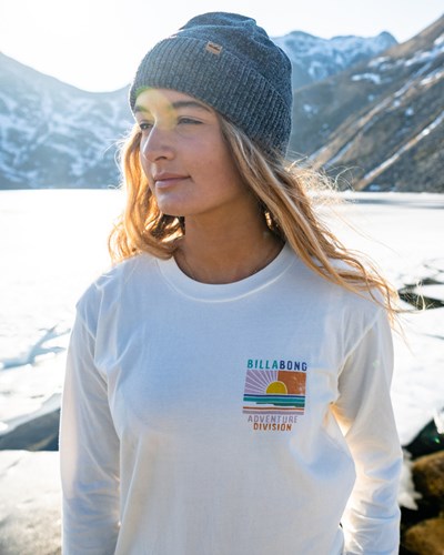 Billabong A/Div Long Sleeve T-Shirt Fresh Powder | OWEHCI-756