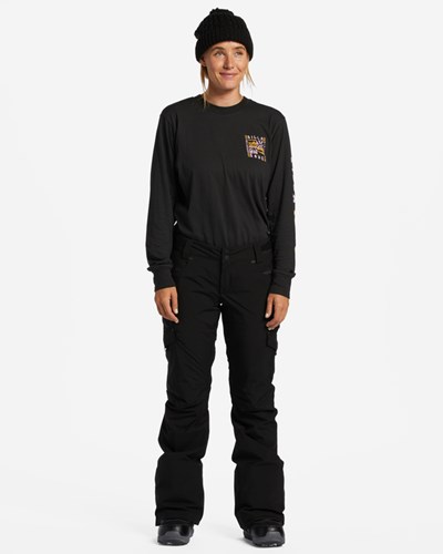 Billabong A/Div Nela 45K Insulated Snow Pants Černé | RSDXQF-079