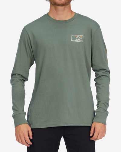 Billabong A/Div Range Organic Long Sleeve T-Shirt Surplus | SDLAOE-187
