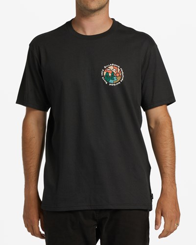 Billabong A/Div Shine Krátké Sleeve T-Shirt Černé | VZUSFW-523