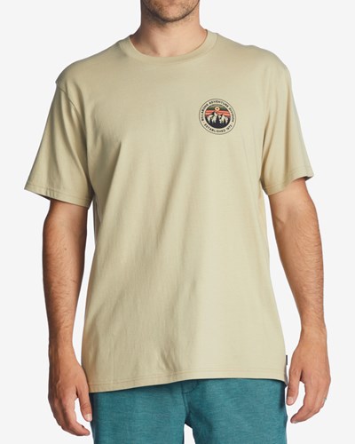 Billabong A/Div Sun Up Krátké Sleeve T-Shirt Hnědožlutý | YQWHSI-902