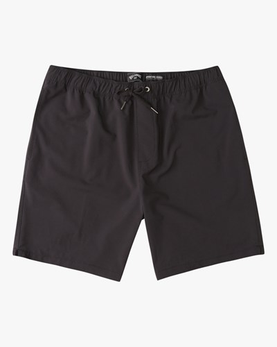 Billabong A/Div Surftrek Elastic Pasem Shorts 17" Černé | HSVGTP-512