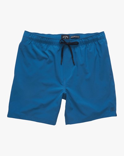 Billabong A/Div Surftrek Elastic Shorts 17" Washed Denim | GUAYXJ-875